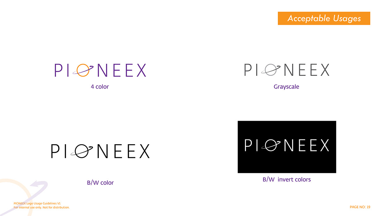 PIONEEX Corporate Identity Manual Image 13