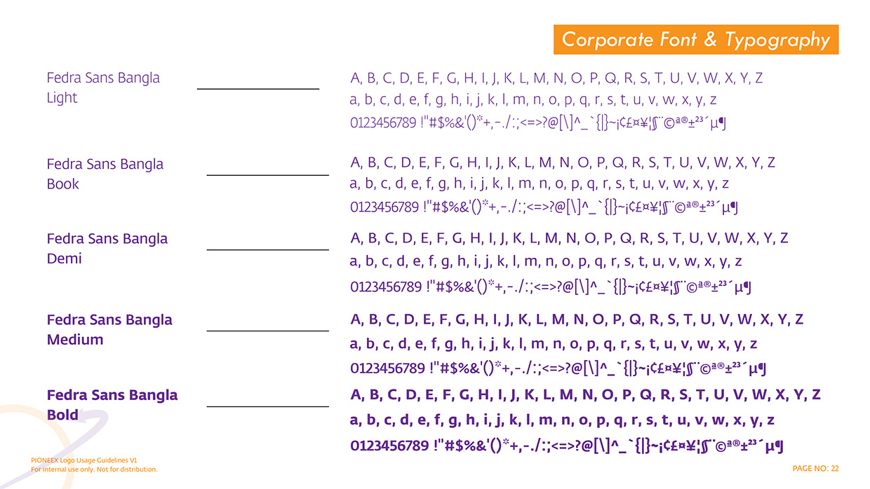 PIONEEX Corporate Identity Manual Image 16
