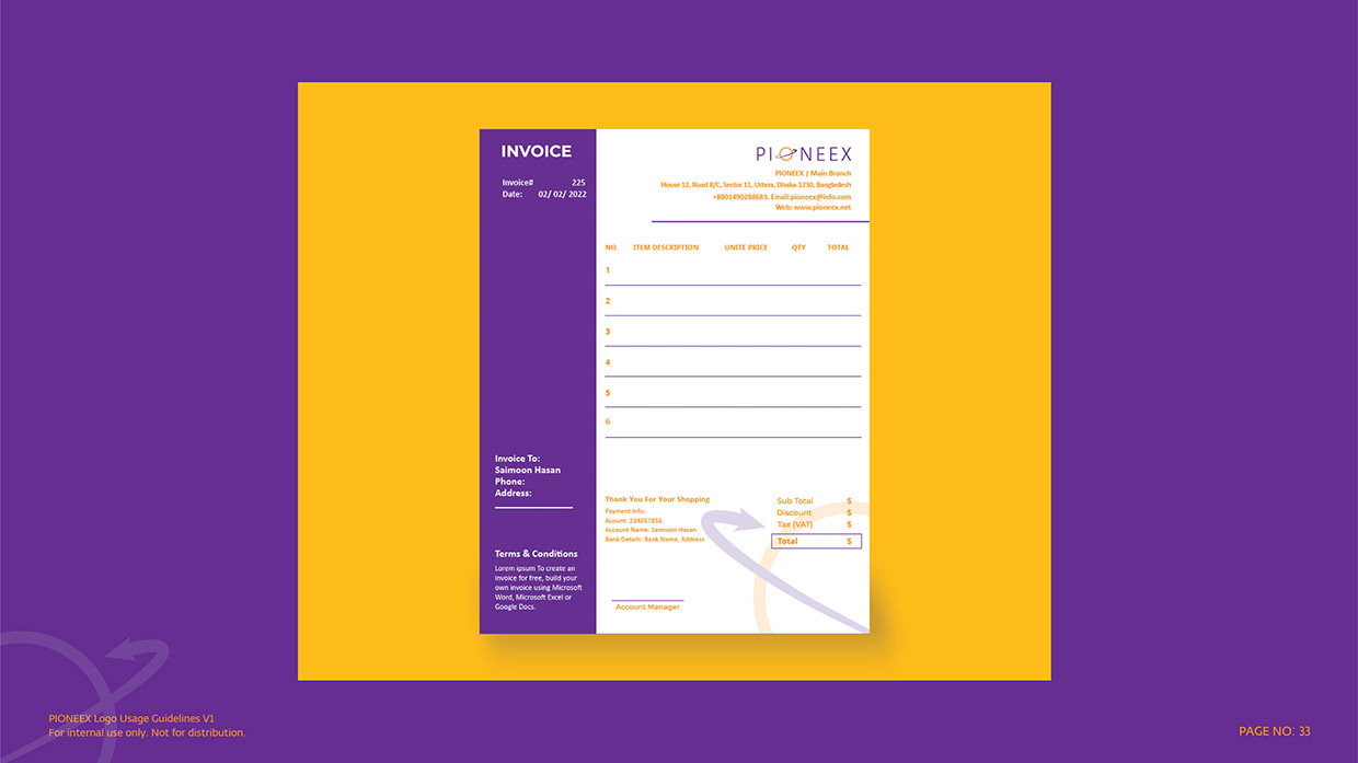 PIONEEX Corporate Identity Manual Image 22