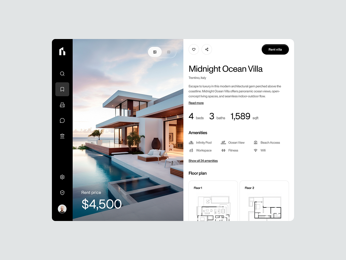Real estate platform website card motion Image 0