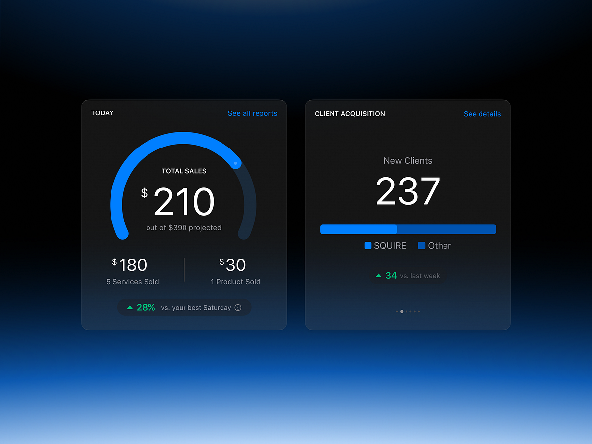 Financial bank components UI cards Image 0