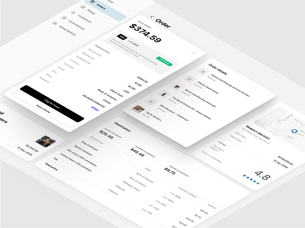 Order detail dashboard Image 1
