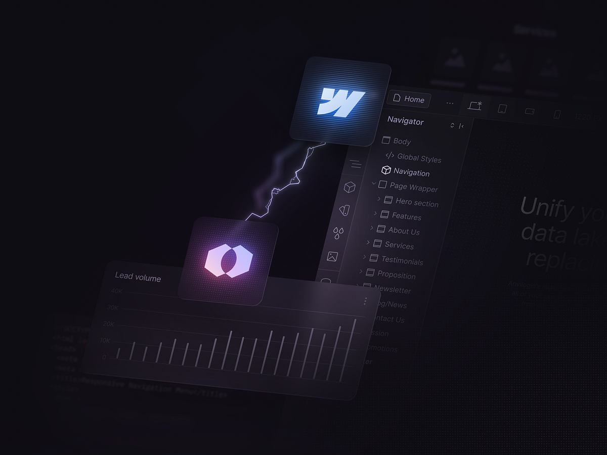 Hero landing page web3.0 animation illustration Image 0