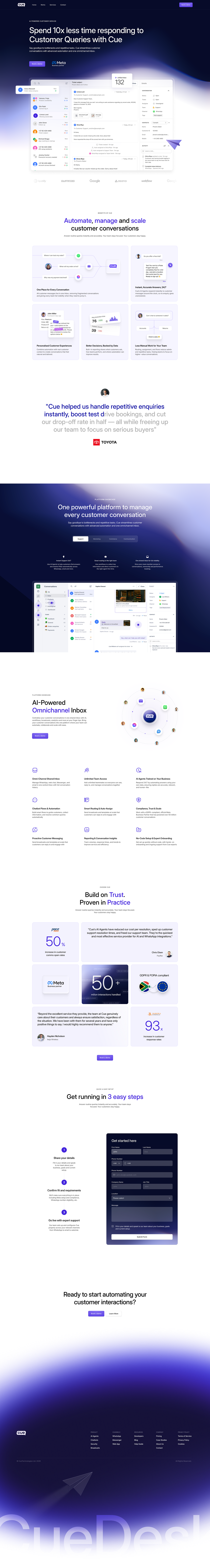 Homepage landing page design Image 0