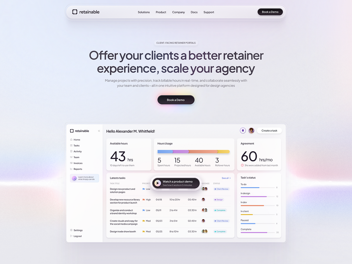 Lightning bursts hero section landing page Image 0