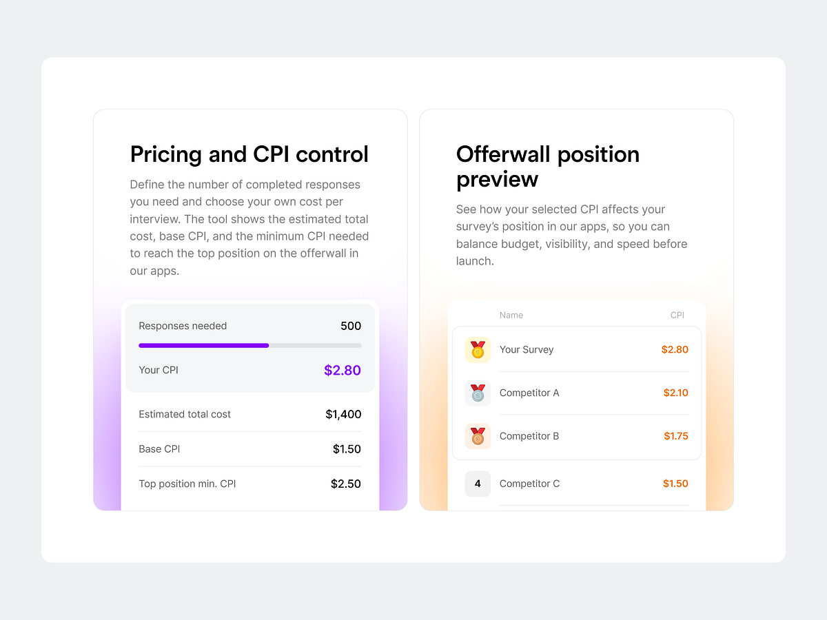 Landing page sections cards components animations Image 2