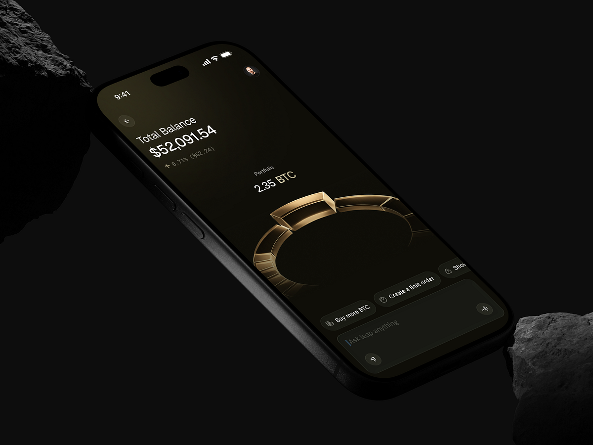 Leap: Crypto Trading App with AI Assistant