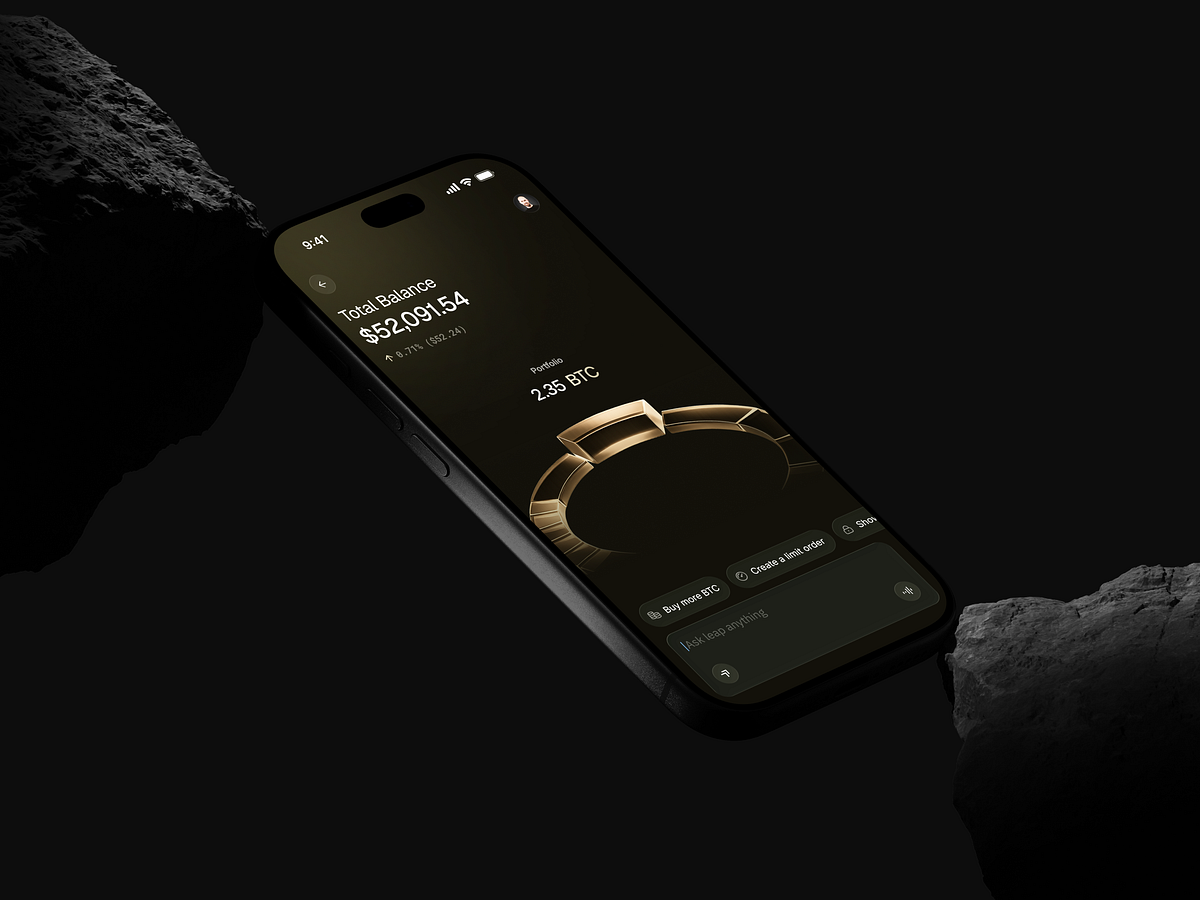 Leap: Crypto Trading App with AI Assistant Image 0