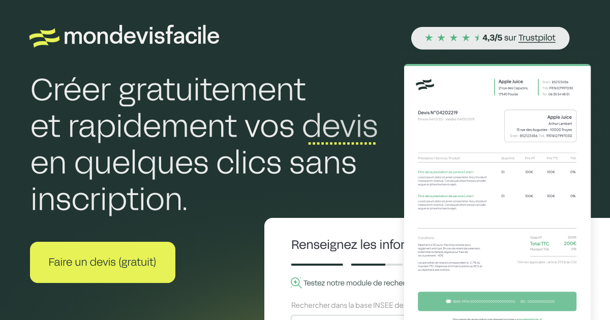 Mondevisfacile | Devis gratuits en quelques clics et sans inscription
