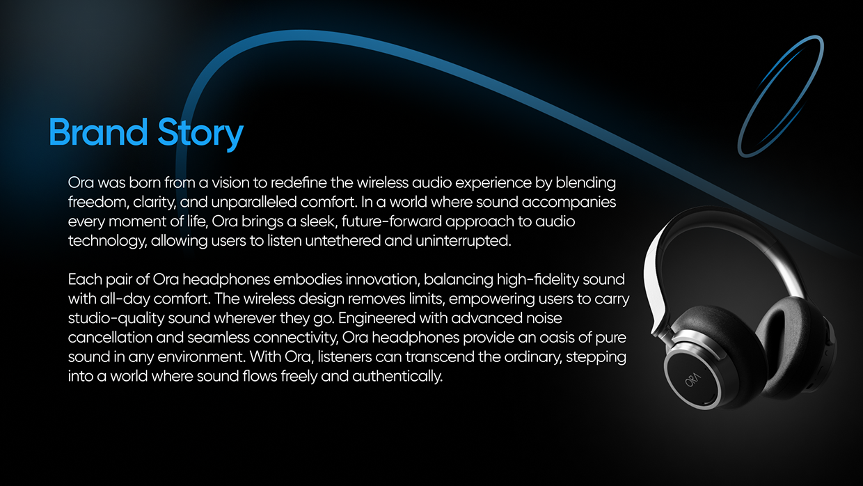 Ora Headphones Branding Image 2