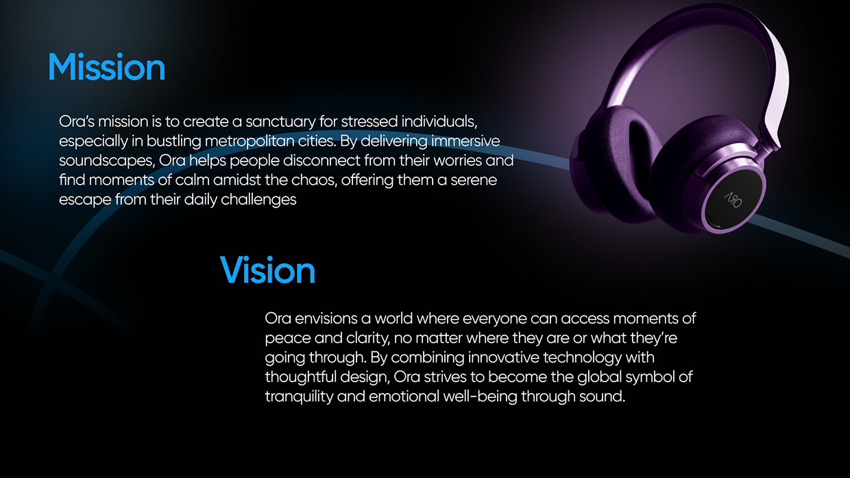 Ora Headphones Branding Image 3