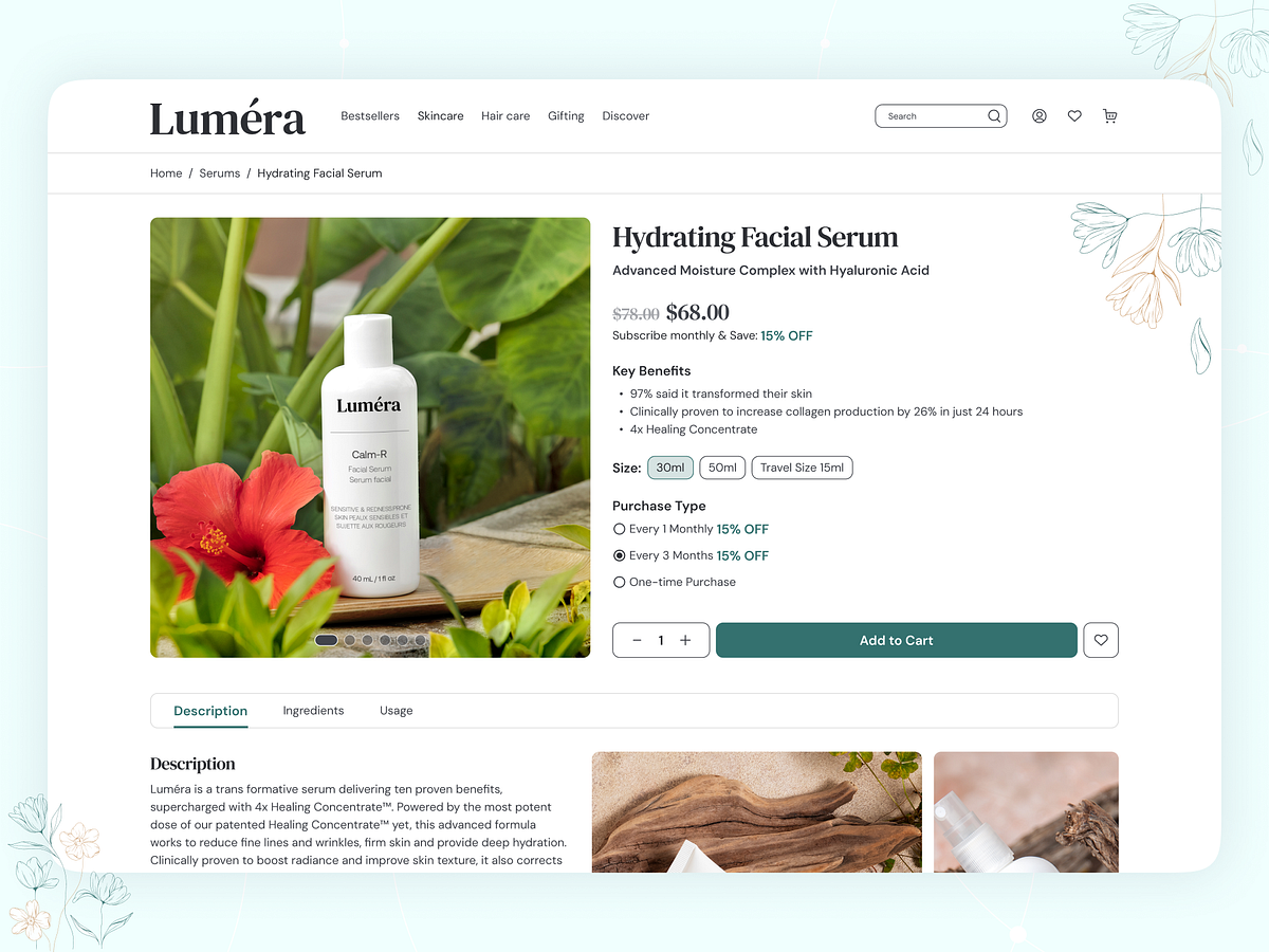 Ecommerce  Product Details Page Design