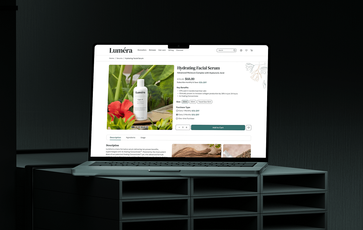 Ecommerce  Product Details Page Design Image 1