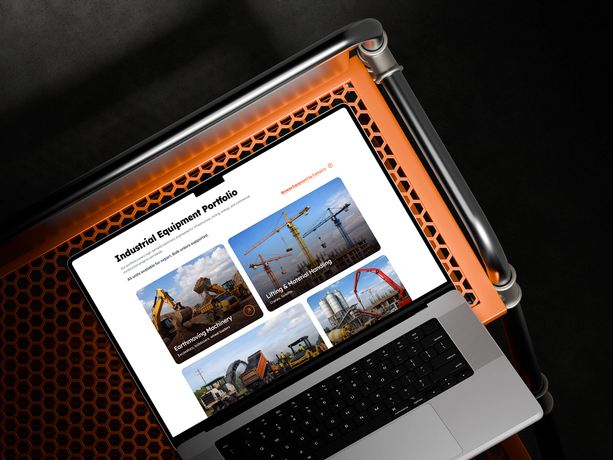 Global Heavy Equipment Supply Website Image 0