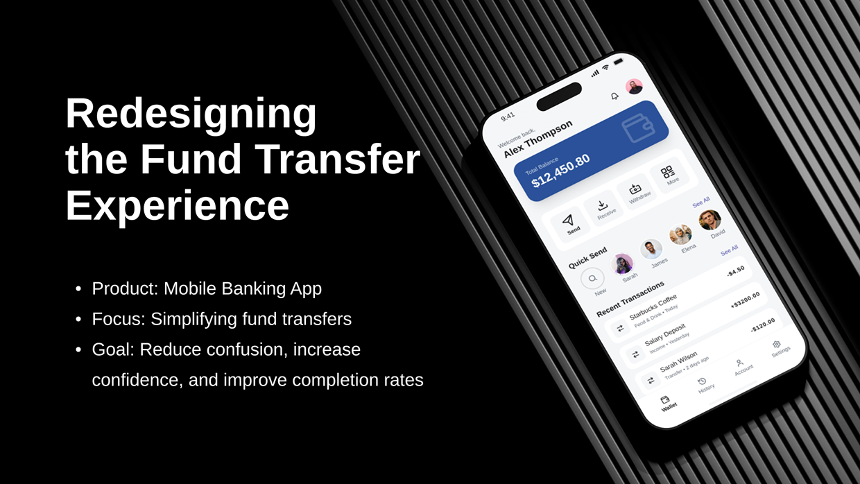 Redesigning the Fund Transfer Experience - Case Study Image 0