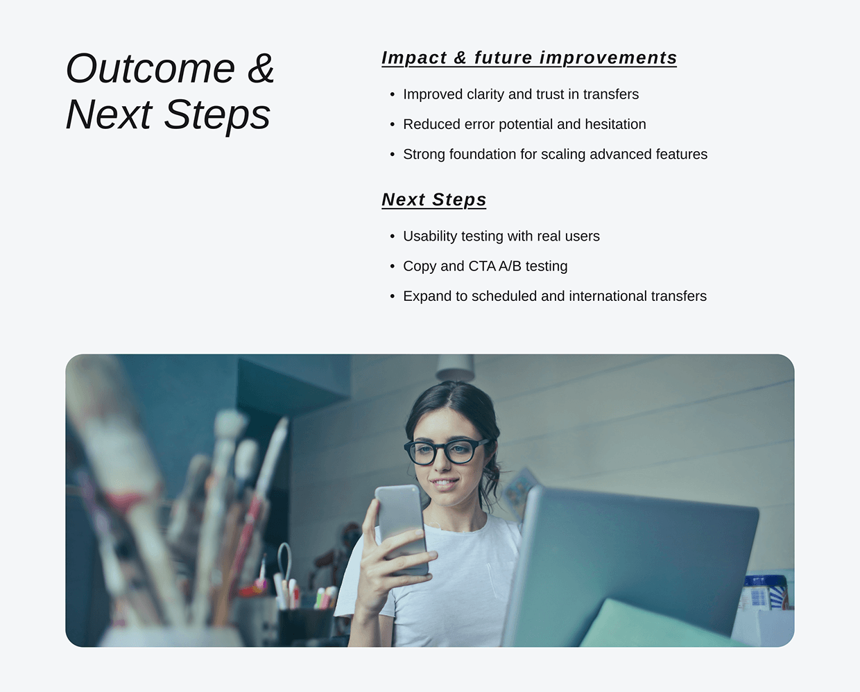 Redesigning the Fund Transfer Experience - Case Study Image 9