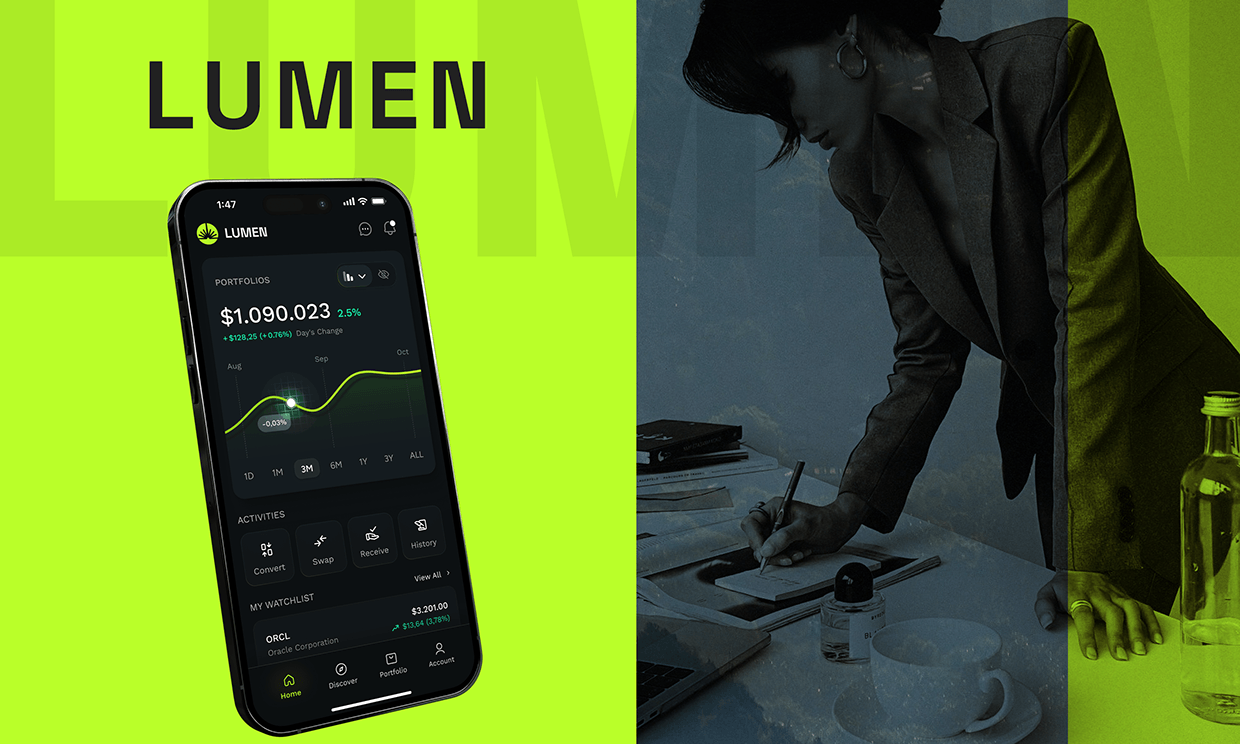 Lumen: A Modern Stock Investment Platform - Mobile App