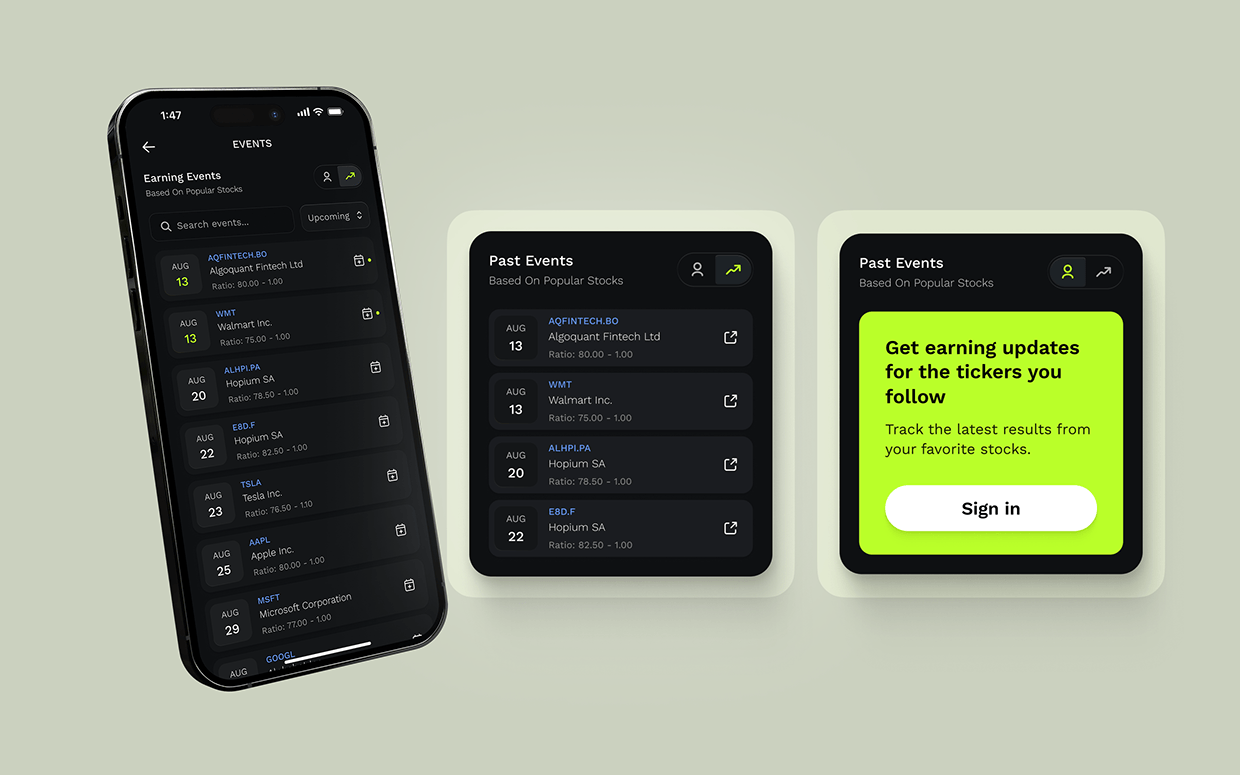 Lumen: A Modern Stock Investment Platform - Mobile App Image 10