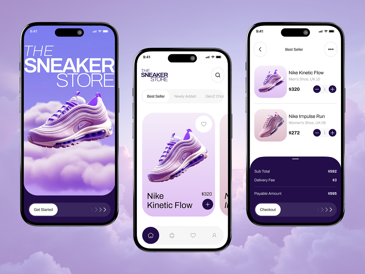 Sneakers Shopping App UI