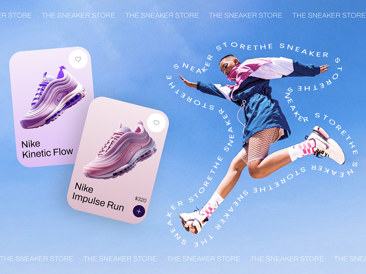 Sneakers Shopping App UI Image 1