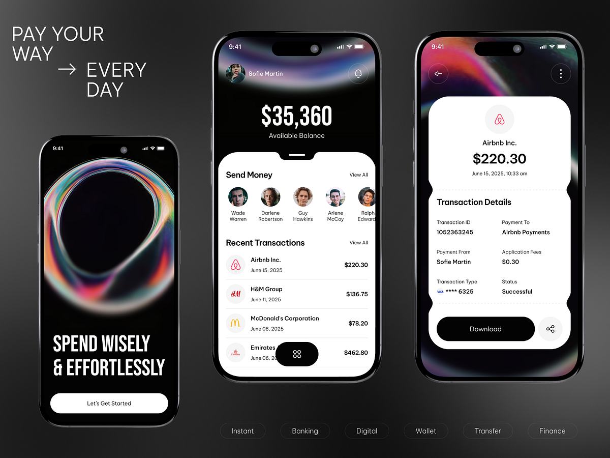 Fintech App UI Design Image 0