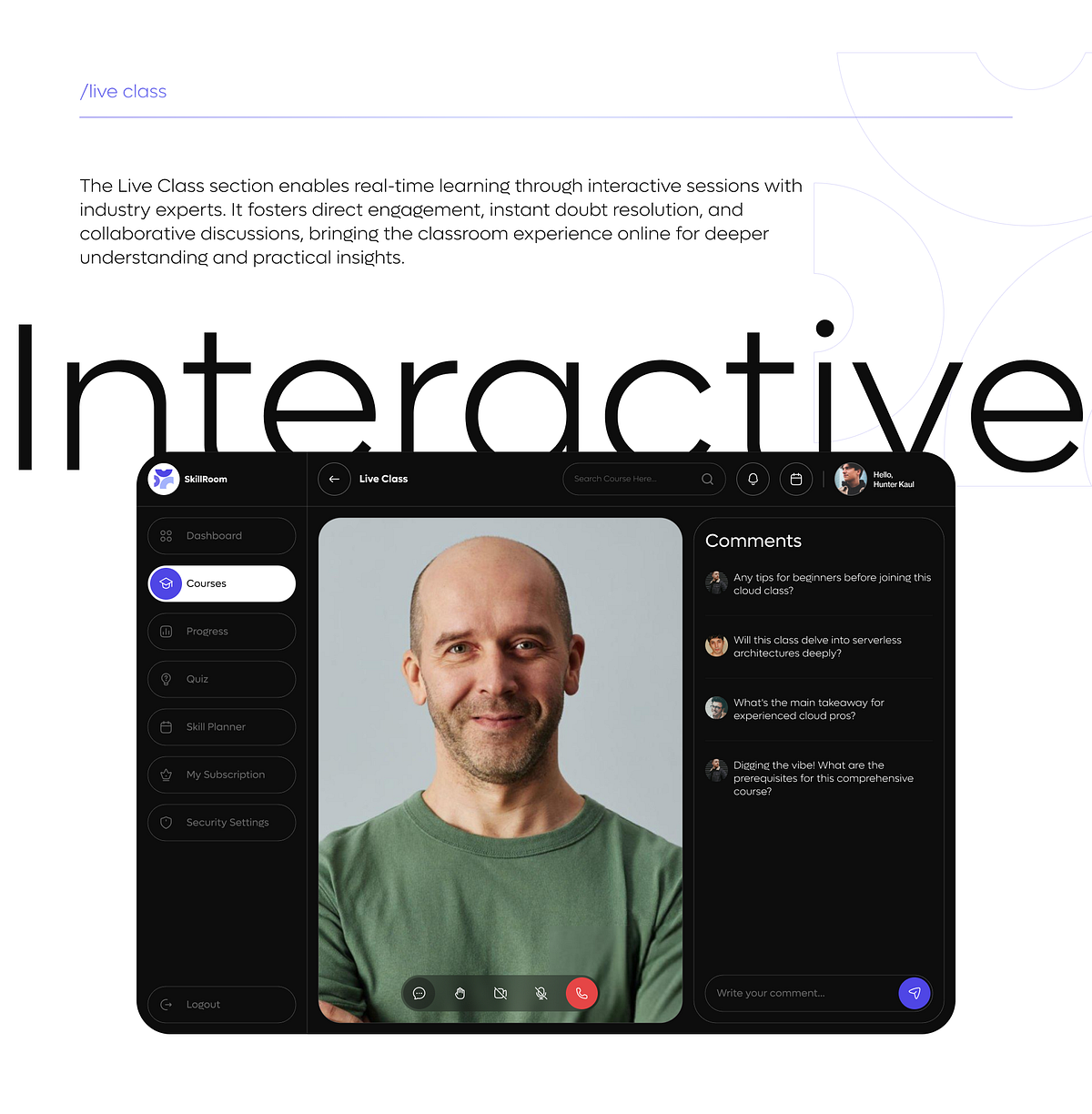 eLearning Dashboard UI Design Concept Image 7