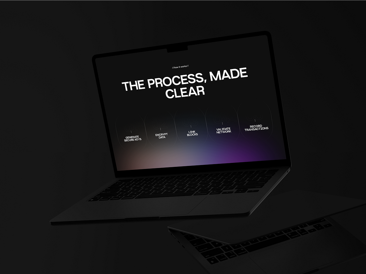 Blockchain Website UI/UX Case Study Image 5