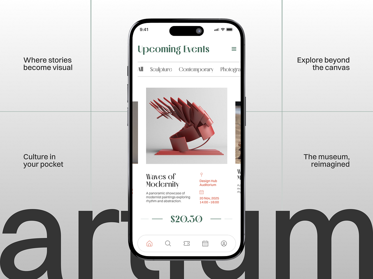 Event App Design Concept