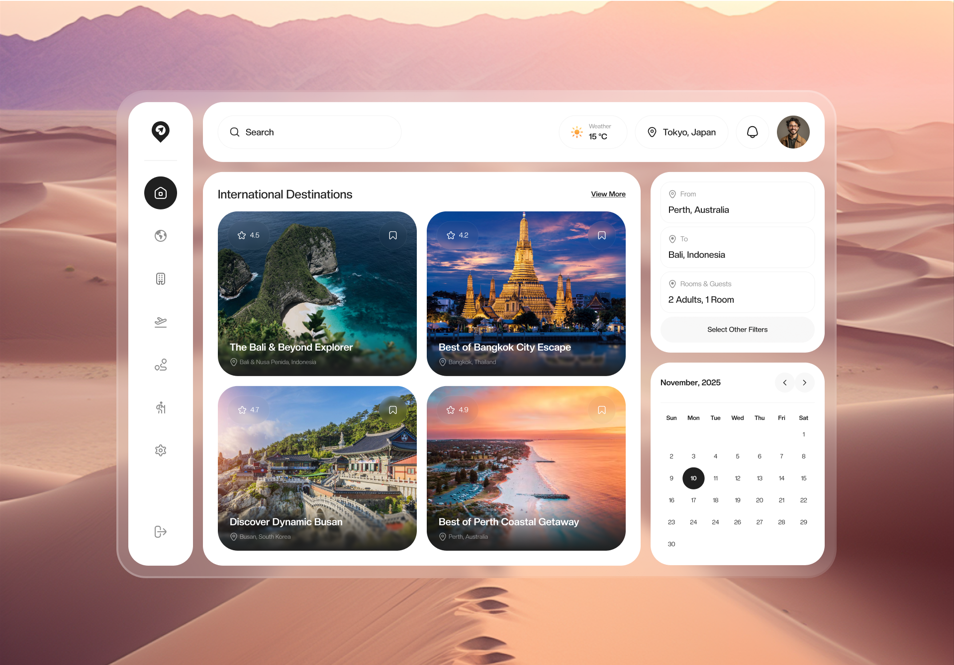 Trevia - AI Travel App Concept Image 2