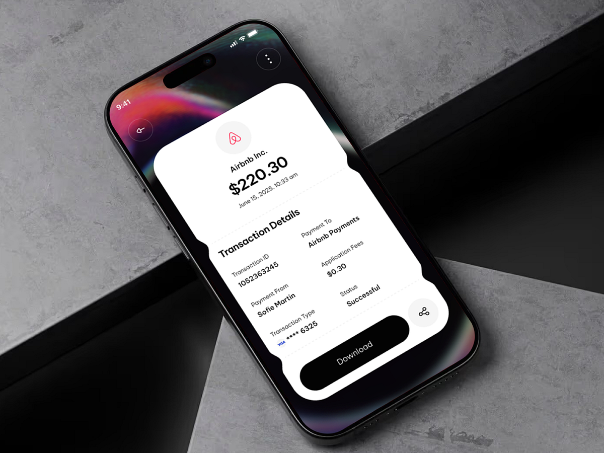 Fintech Mobile Banking App Design Image 1