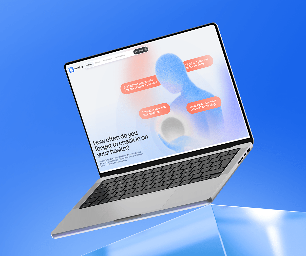 Remiyo – Website for Healthtech & Wellbeing startup Image 1