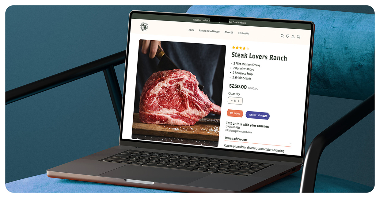 Everglades Ranch - E-commerce Website Image 6