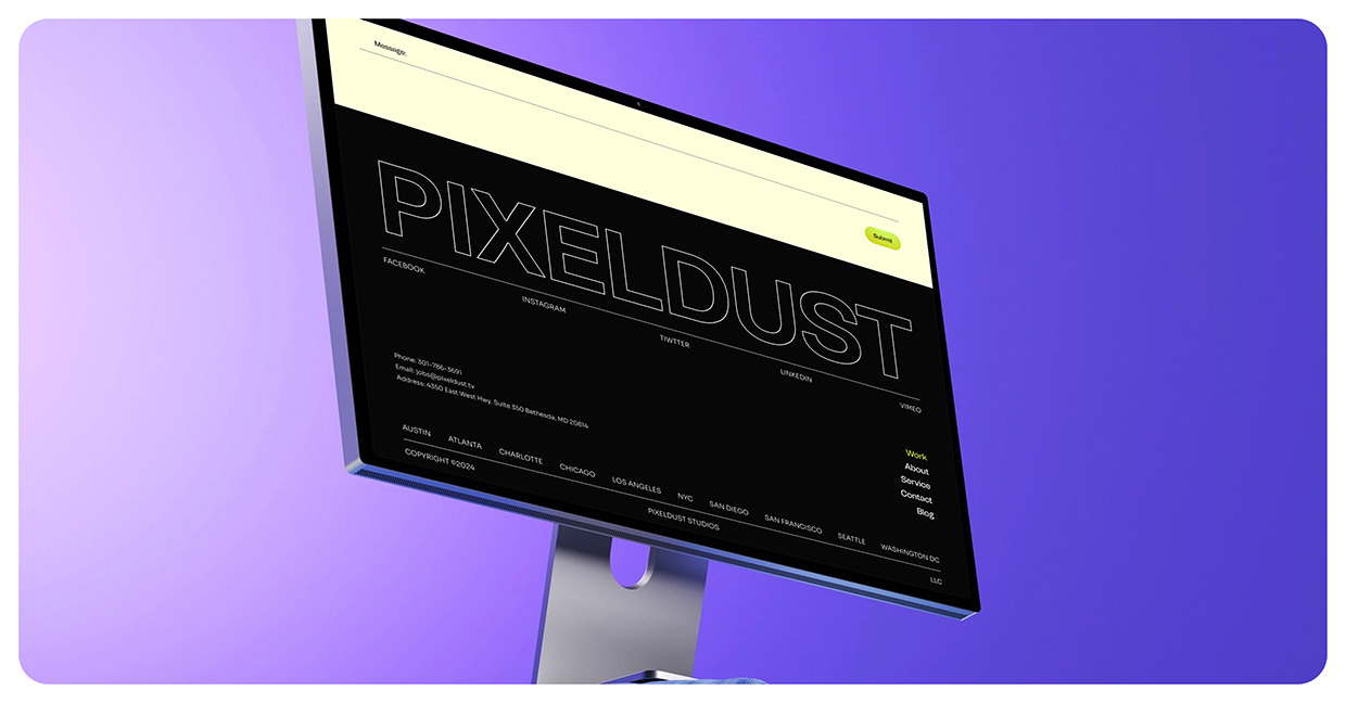 Pixel Dust Website Design Image 4