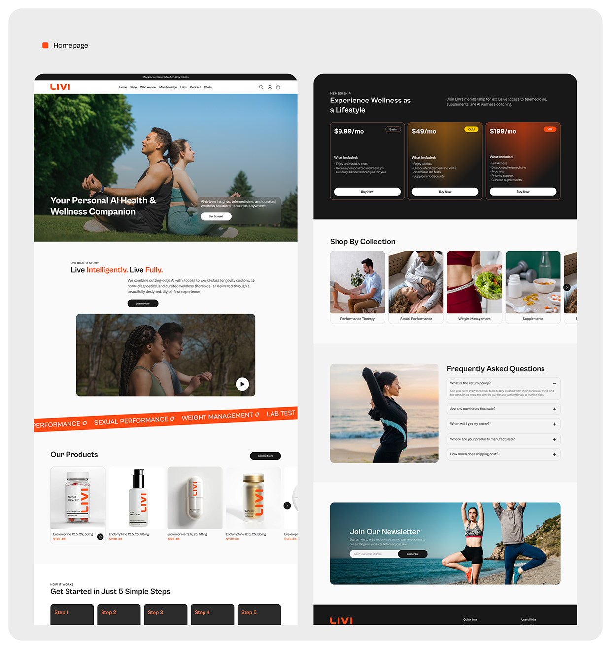 LIVI Shopify Website Image 2