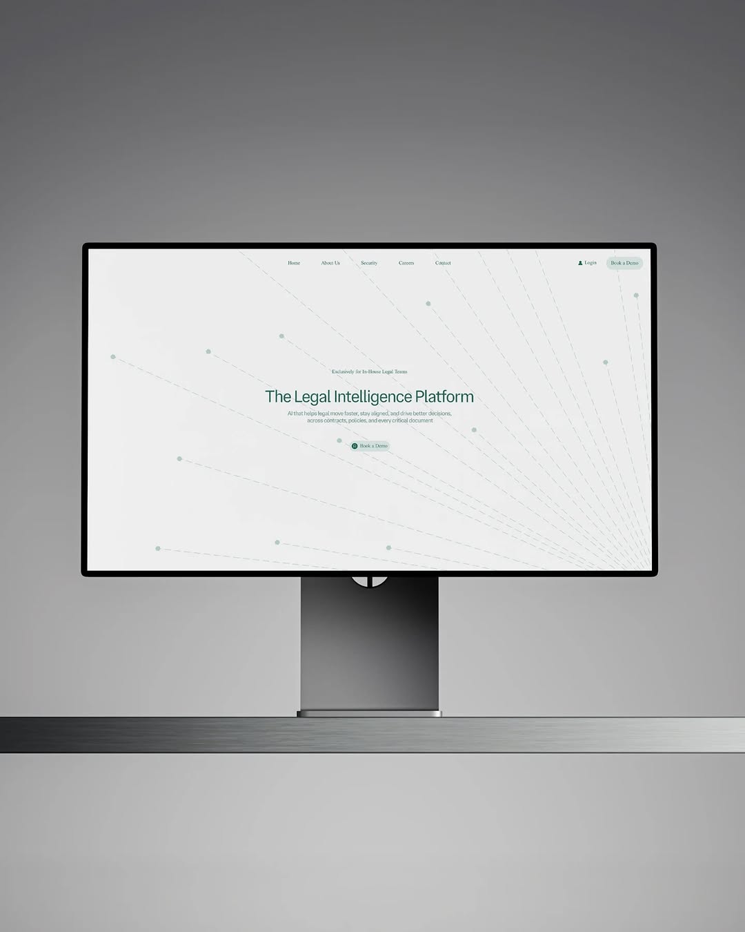 One of the directions we explored while working on a brand in legal tech.