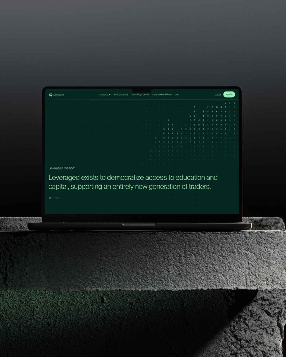 Trading Dashboard UI Image 1