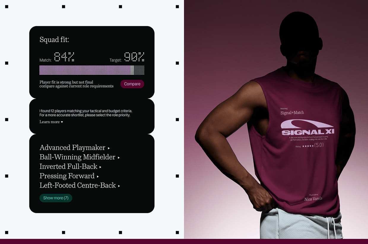 SIGNAL XI: Branding a Football AI Image 8