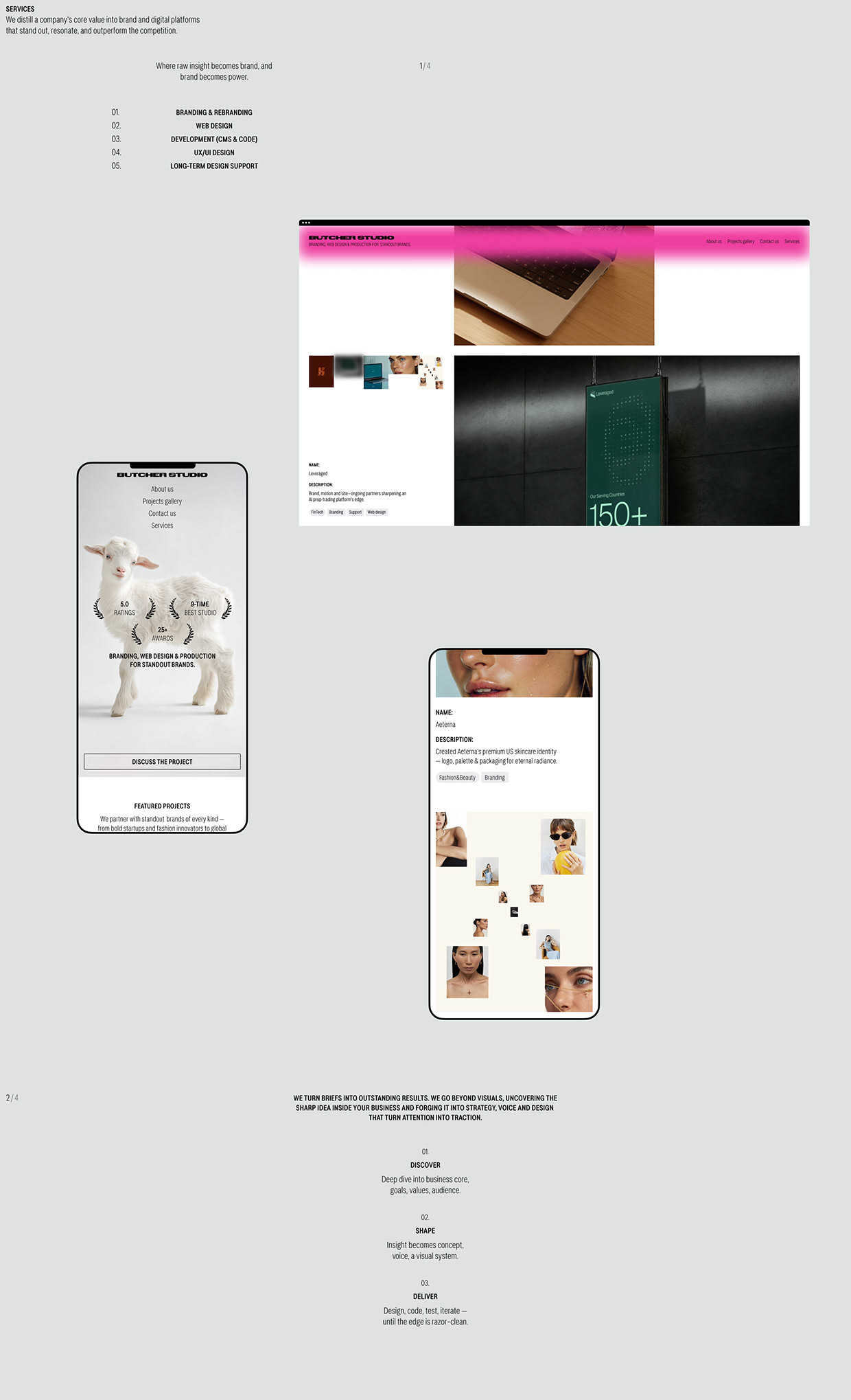 Butcher.studio: Branding & Web Image 2