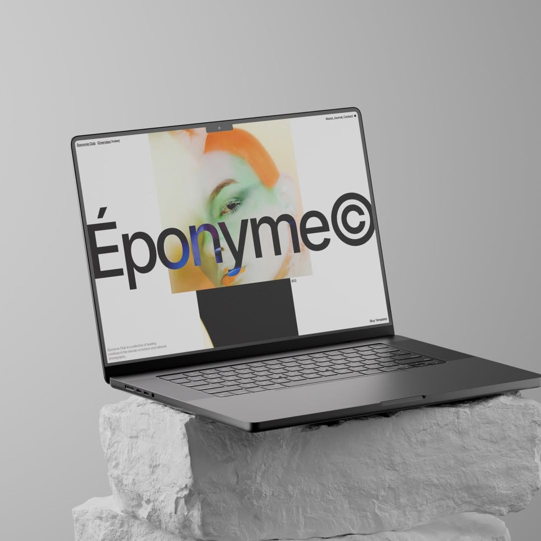Eponyme Club, Webflow Template by Specimen©