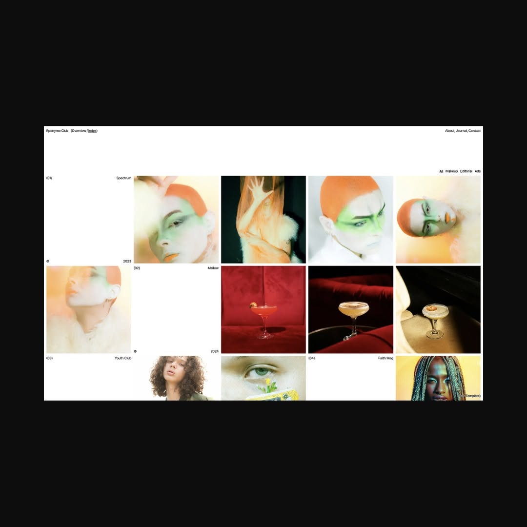 Eponyme Club, Webflow Template by Specimen© Image 0