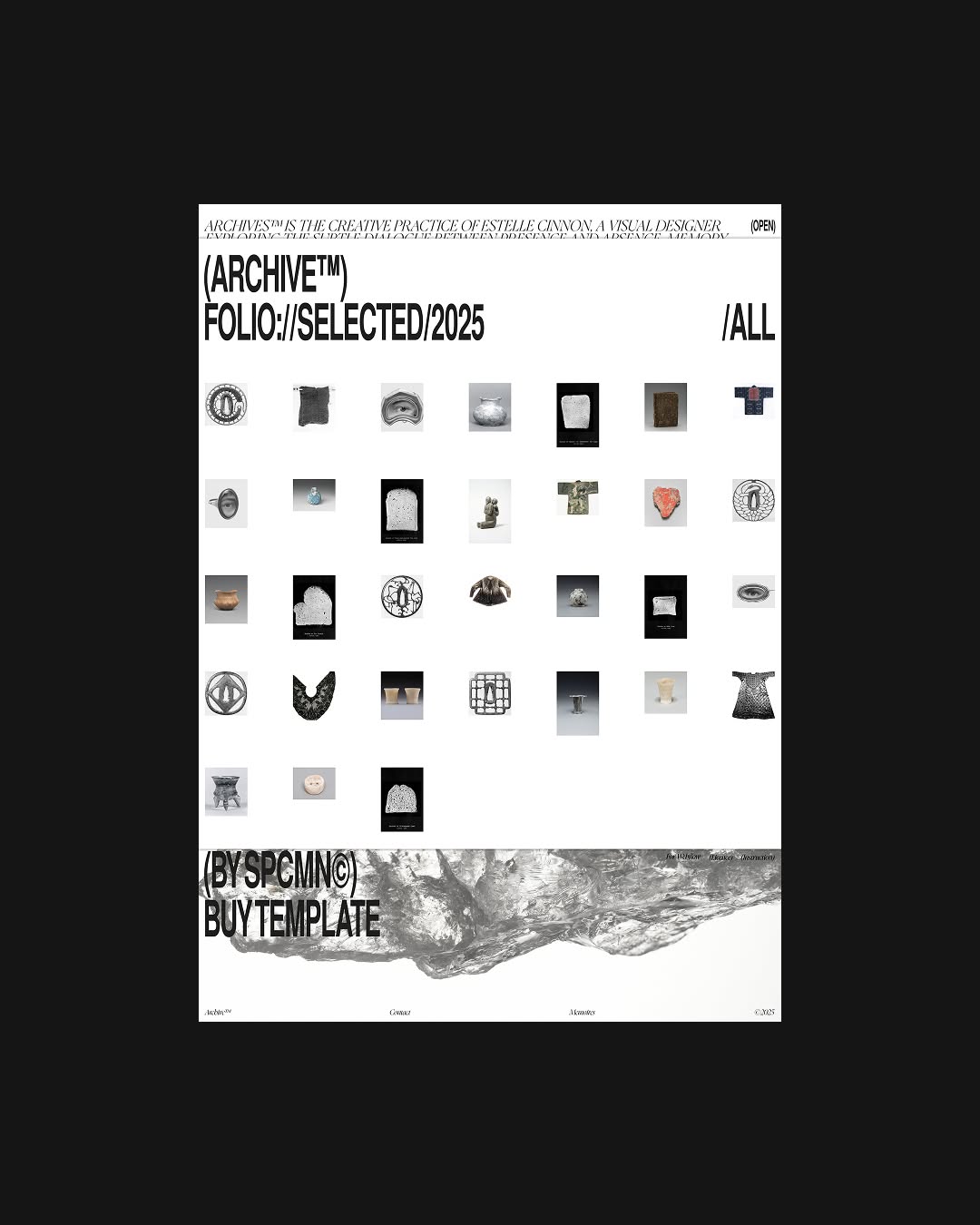 Archives Webflow Template by Specimen© Image 0