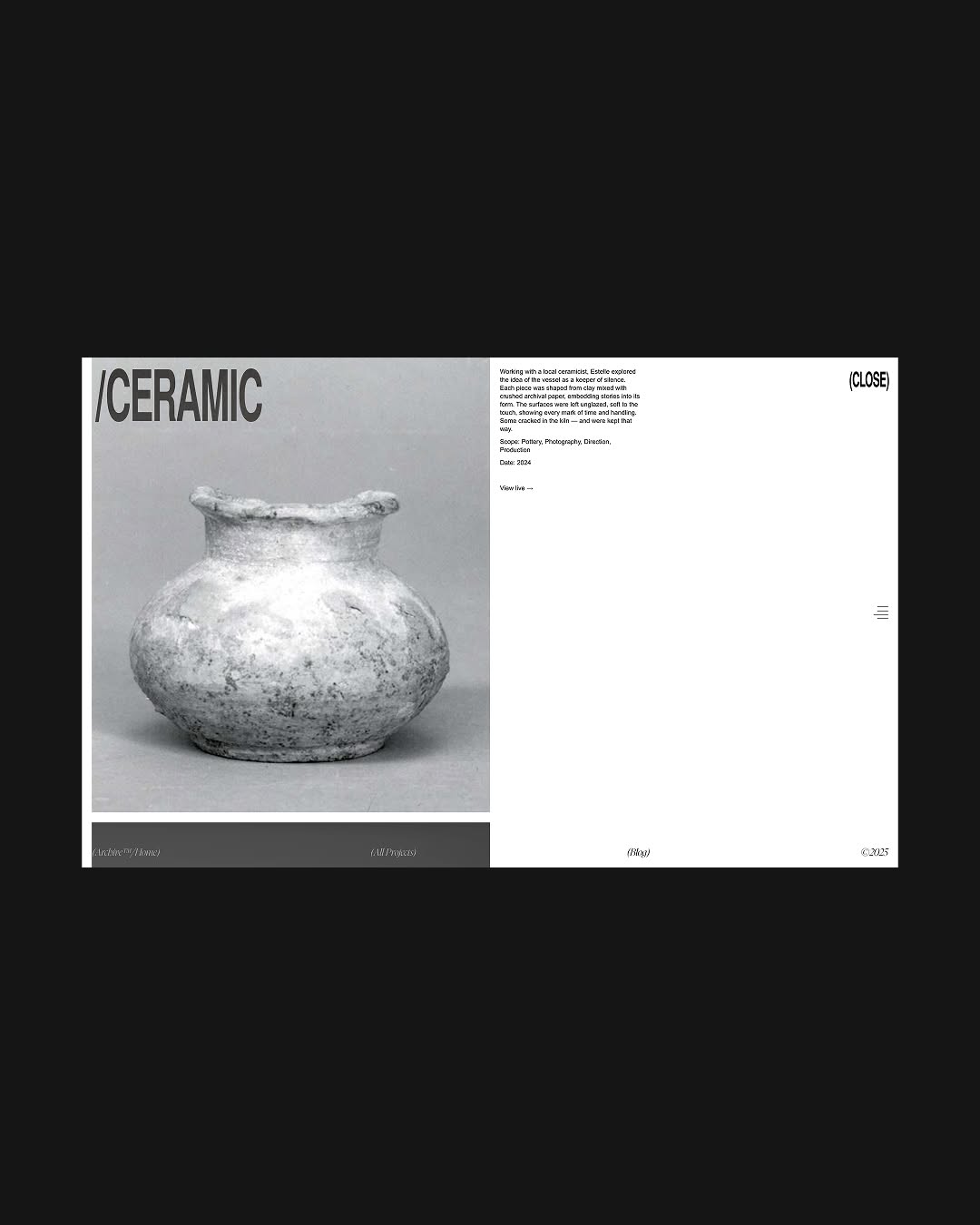 Archives Webflow Template by Specimen© Image 7