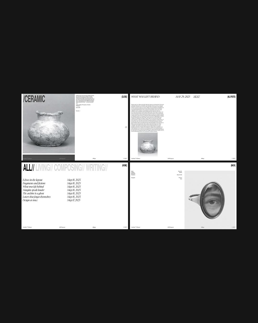 Archives Webflow Template by Specimen© Image 8