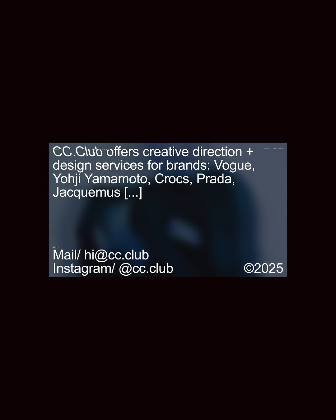 CC.Club Folio Webflow Template by Specimen© Image 4