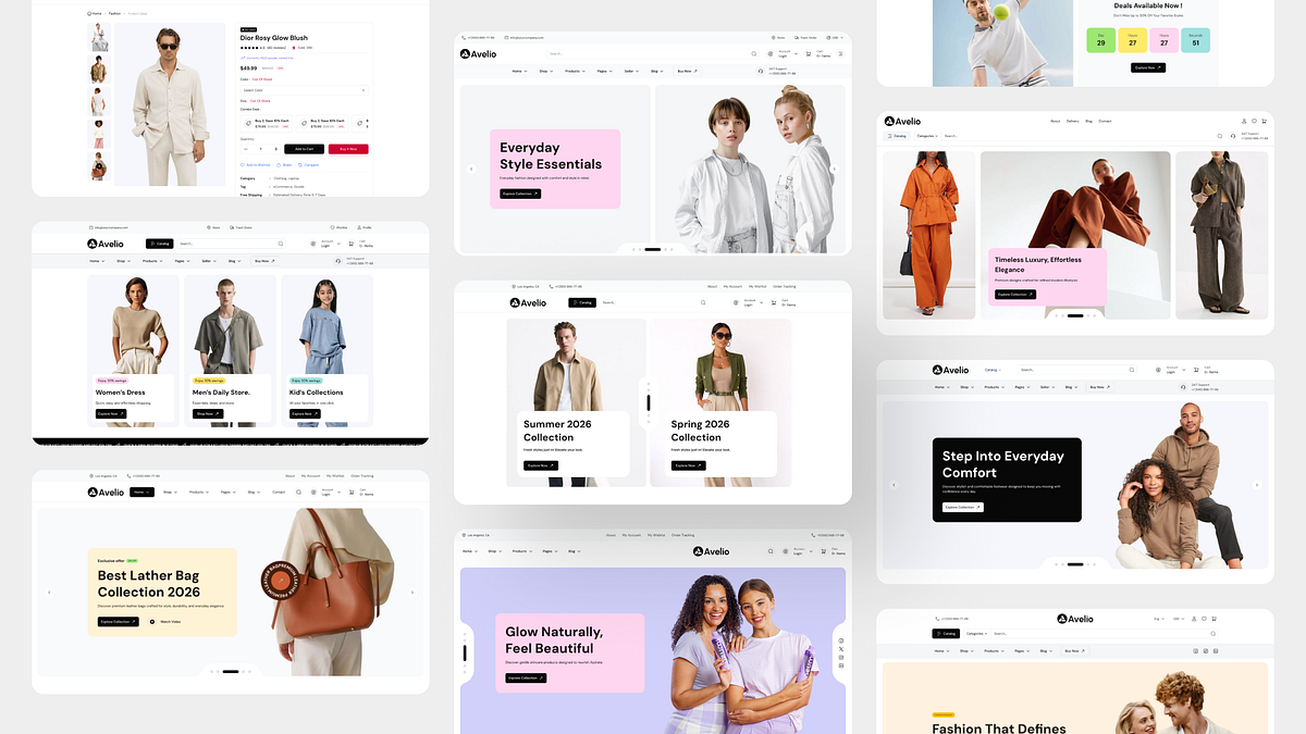 Avelio - Multipurpose eCommerce Figma UI