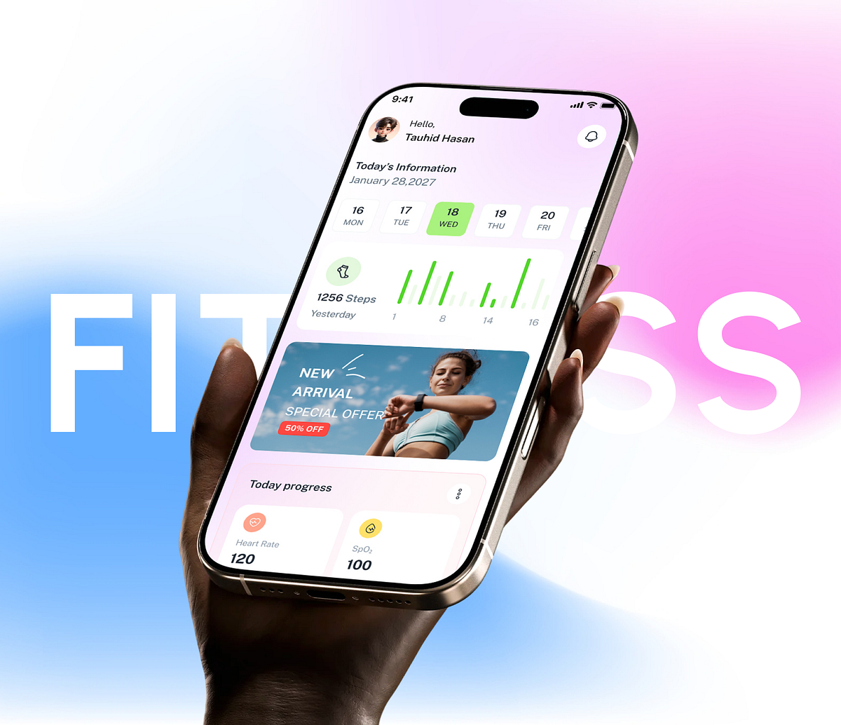 Fity - Fitness Tracking Mobile App Case Study