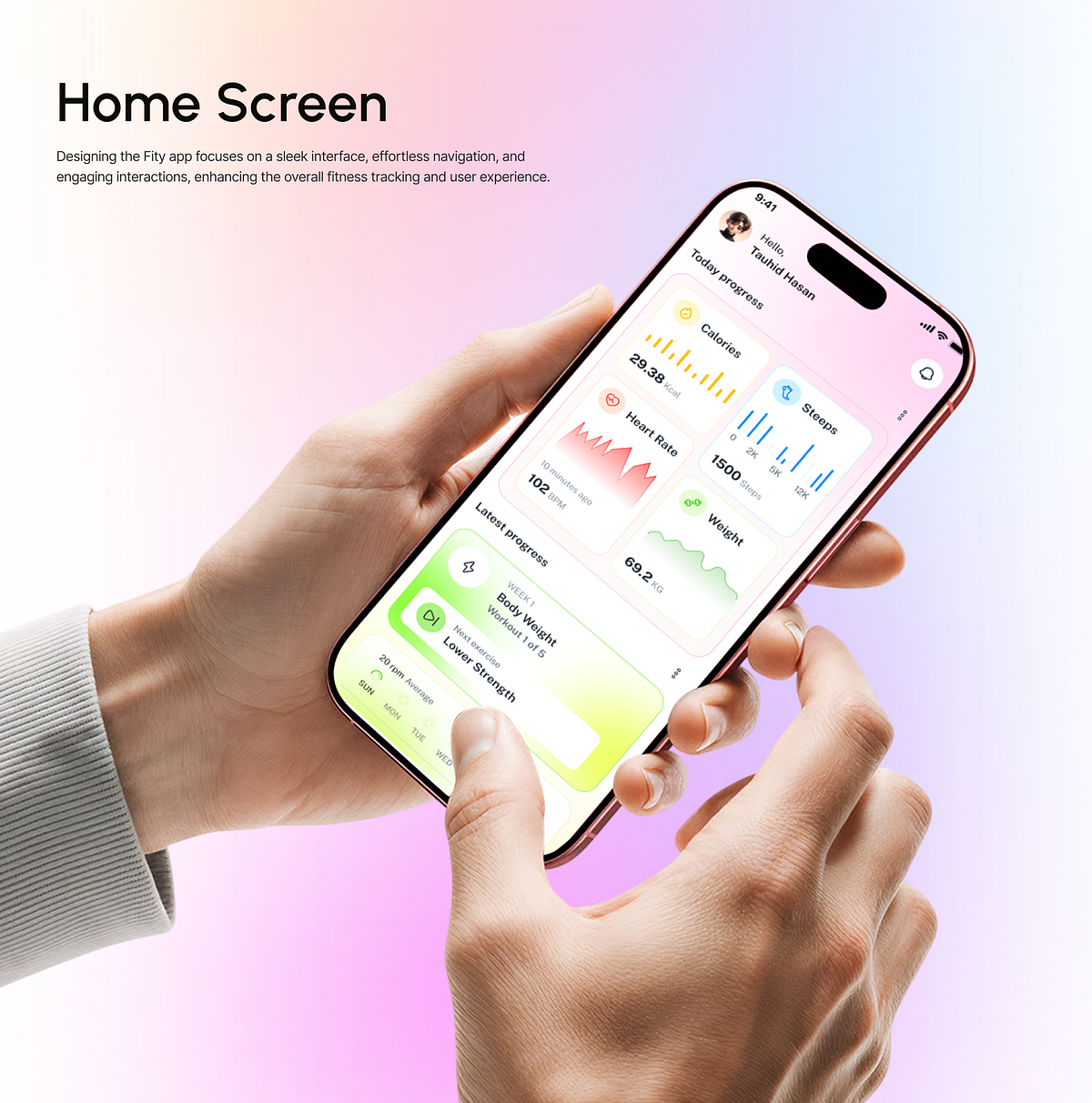 Fity - Fitness Tracking Mobile App Case Study Image 10