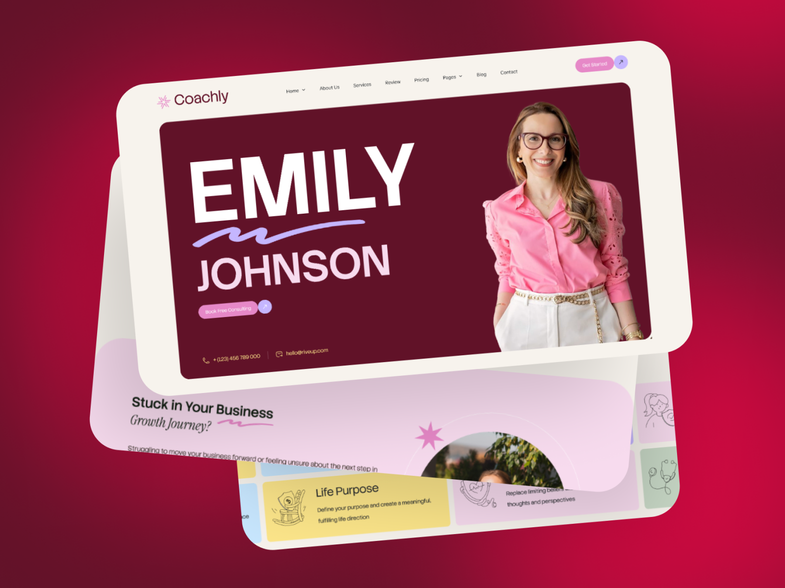 Coachly Pro: Responsive Personal Website Template by Tauhid Hasan
