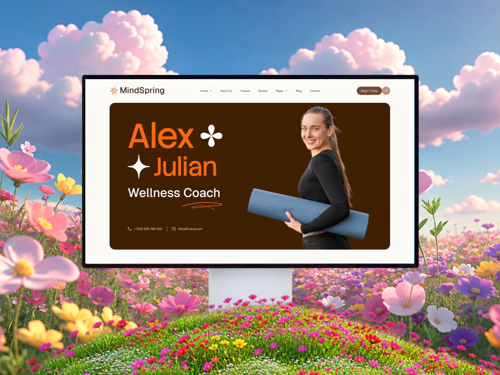 Mindspring Coach: Responsive Personal Website Template by Tauhid Hasan — Framer Marketplace