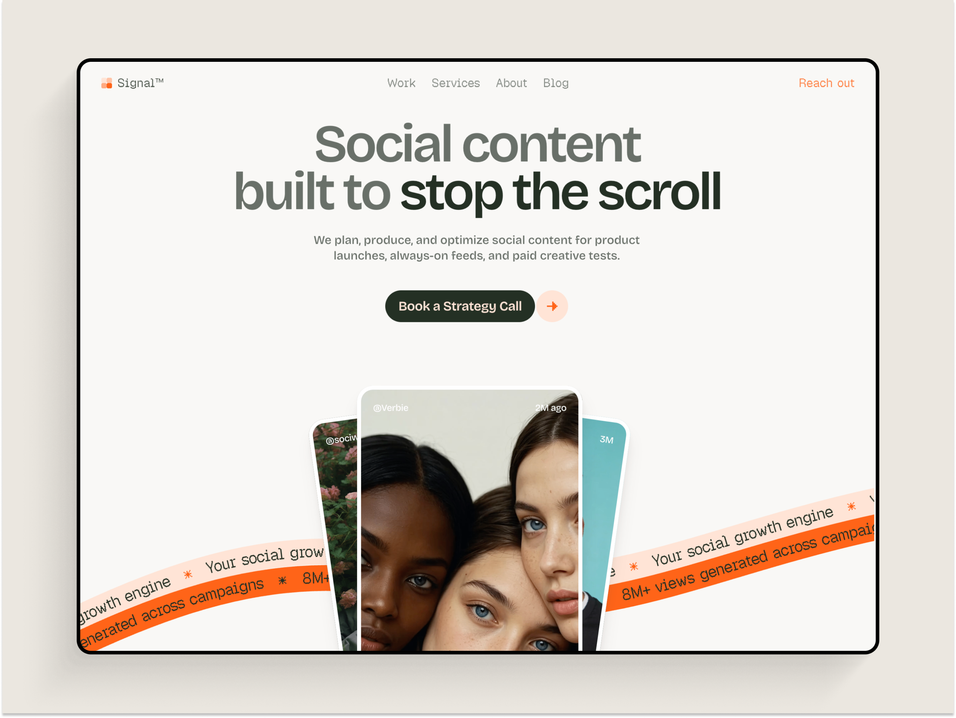 TD_Signal — Website Template for Framer